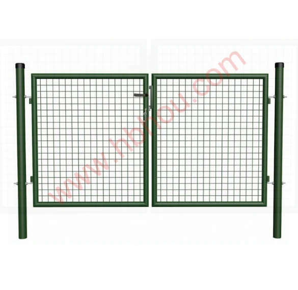 Enhance Garden with Elegant Double Garden Gates