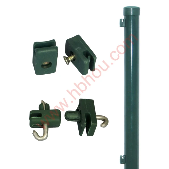 Round Steel and Timber Posts for Fencing