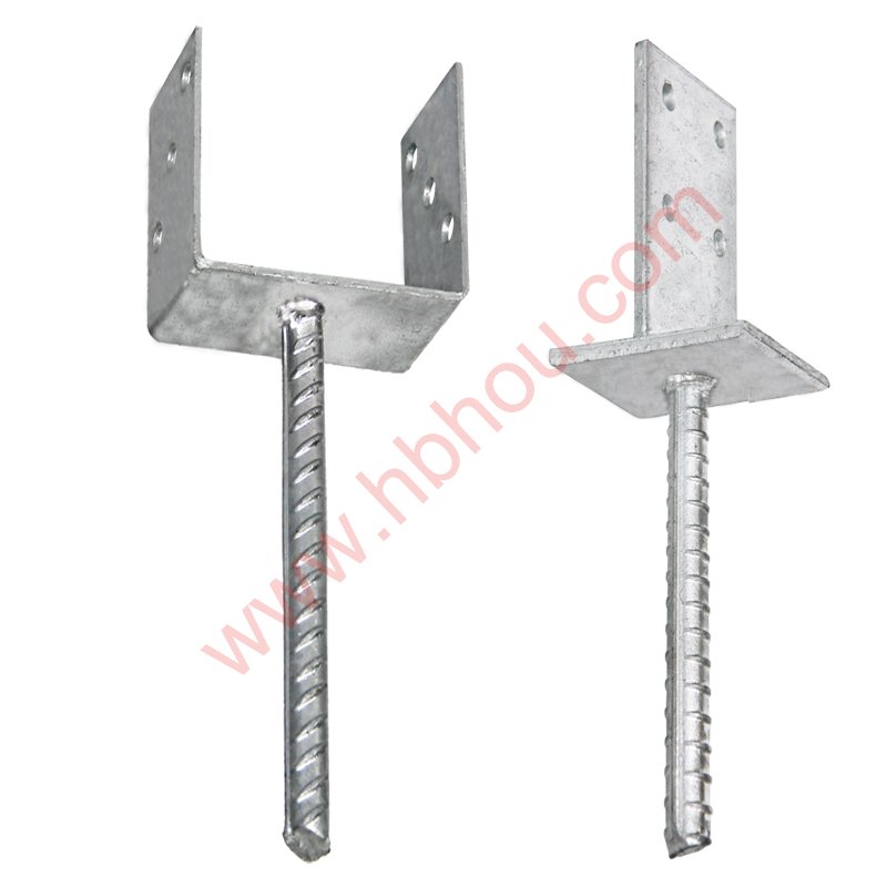 Post Anchor With Ripp Stick Heavy Zinc Coating Post Anchor With Ripp Stick Heavy Zinc Coating